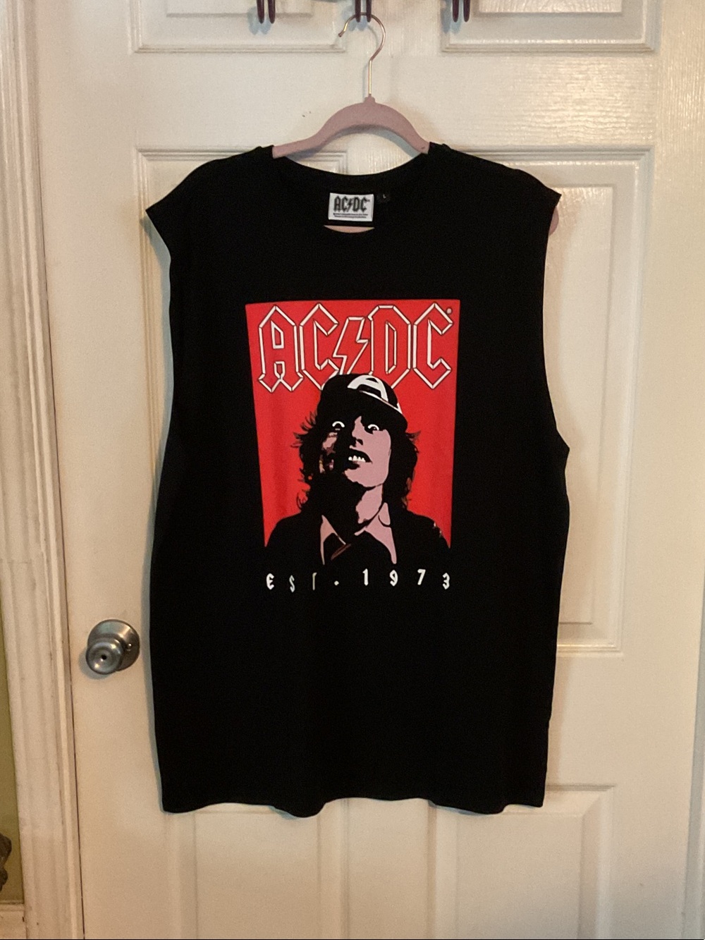 AC/DC Black Muscle Tee